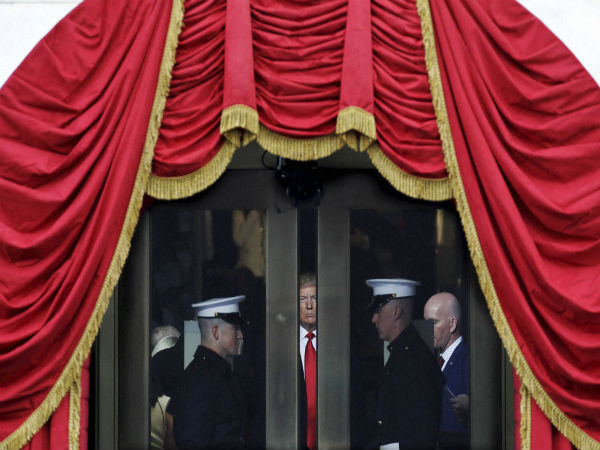 As Donald Trump waits to step out: