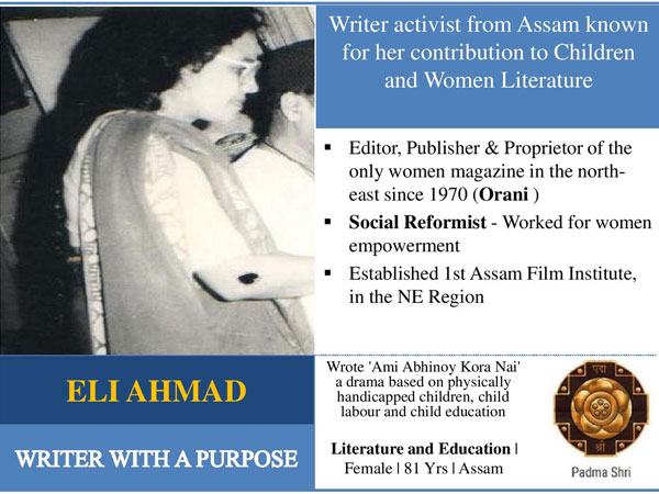 Eli Ahmad: A writer with a purpose