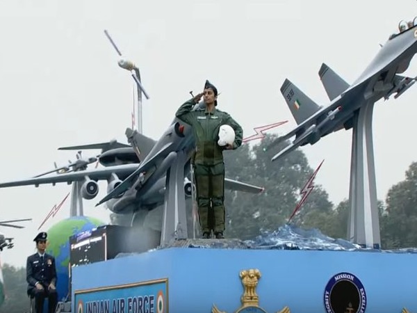 IAF tableau in the parade IAF tableau in the parade