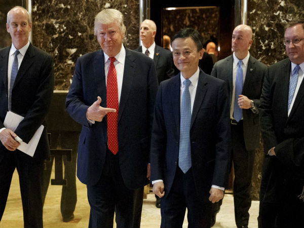 Alibaba's founder meets Trump, plans to help American small business Alibaba's founder meets Trump, plans to help American small business