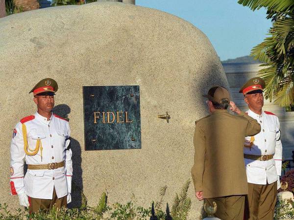 Fidel Castro's tomb Fidel Castro's tomb
