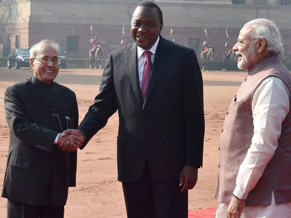 Pranab Mukherjee lauds economic development of Kenya Pranab Mukherjee lauds economic development of Kenya