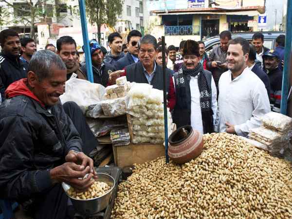 CAPTION THIS! Why is Rahul Gandhi buying groundnuts? CAPTION THIS! Why is Rahul Gandhi buying groundnuts?