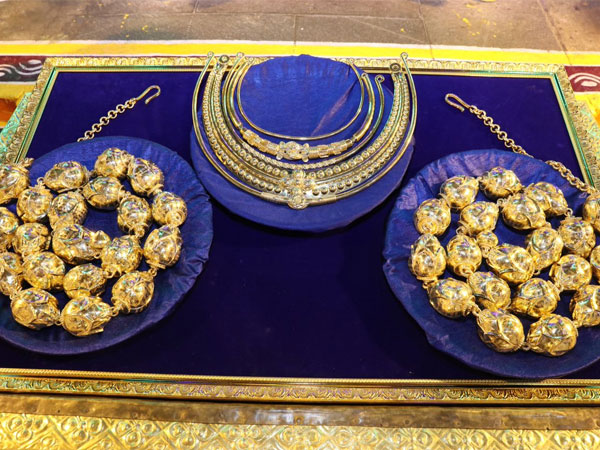 A 4.65 kg Kanta Abharanam worth Rs 1.20 crore A 4.65 kg Kanta Abharanam worth Rs 1.20 crore
