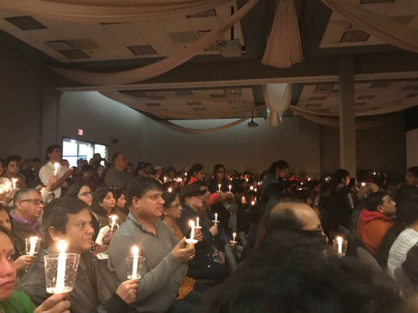 Candlelight vigil against the hate crime Candlelight vigil against the hate crime