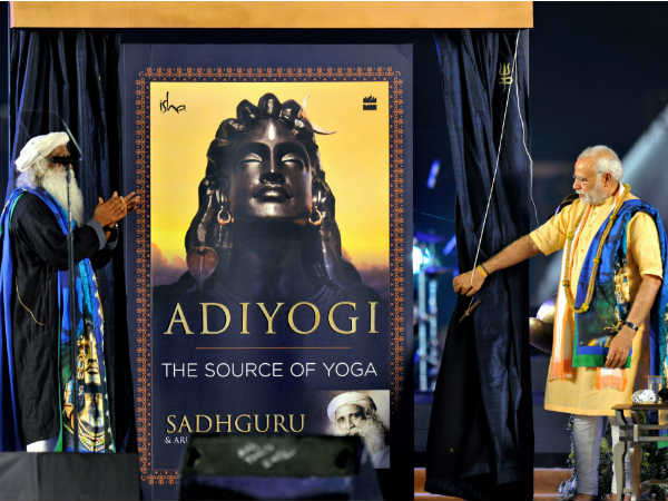 Modi unveils 112-ft statue of Shiva Modi unveils 112-ft statue of Shiva