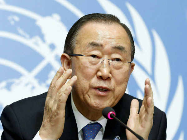 Former UN secretary general Ban ki-moon Former UN secretary general Ban ki-moon