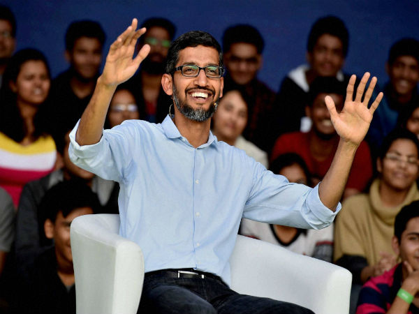 Google CEO Sundar Pichai during an interactive session at IIT Kharagpur Google CEO Sundar Pichai during an interactive session at IIT Kharagpur