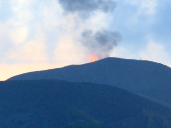 Clouds of ash