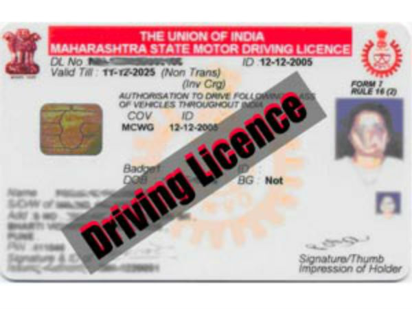 For seeking, renewal of driving licence