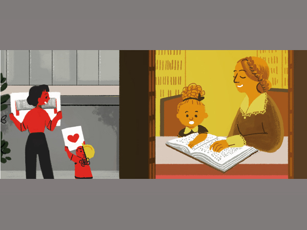 Google doodle celebrates Women's Day Google doodle celebrates Women's Day