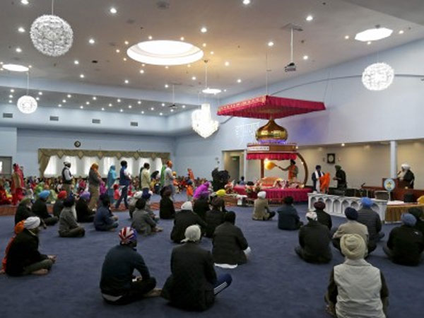 Men and women attend services at the Gurudwara Singh Sabha of Washington, a Sikh temple in Renton, Washington, south of Seattle. Men and women attend services at the Gurudwara Singh Sabha of Washington, a Sikh temple in Renton, Washington, south of Seattle.