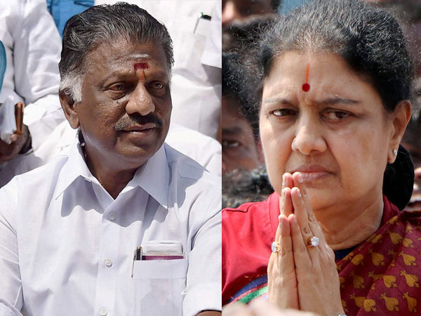 O Panneerselvam and Sasikala Natarajan O Panneerselvam and Sasikala Natarajan