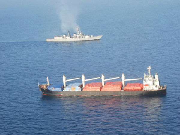 Indian, Chinese navies rescue ship