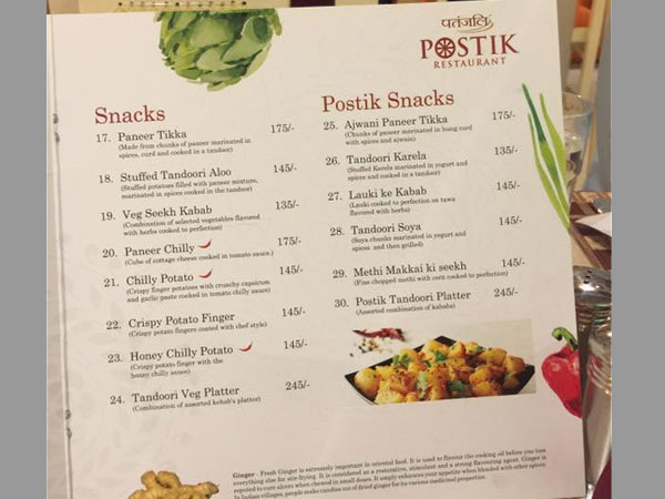 Lip-smacking and healthy menu! Lip-smacking and healthy menu!