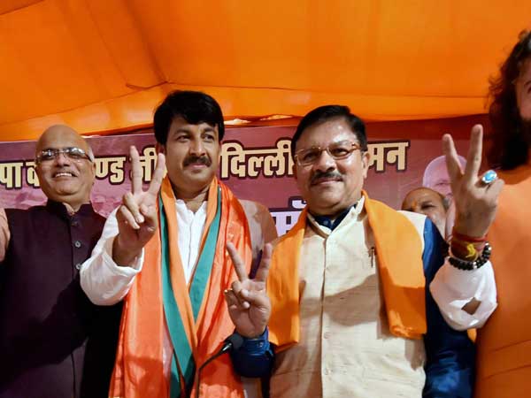 BJP celebrates its grand victory BJP celebrates its grand victory