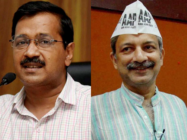 Arvind Kejriwal and Mayank Gandhi Arvind Kejriwal and Mayank Gandhi
