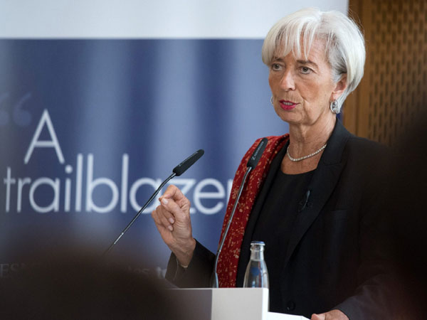 IMF chief says world economy witnessing 'cheerful spring' IMF chief says world economy witnessing 'cheerful spring'