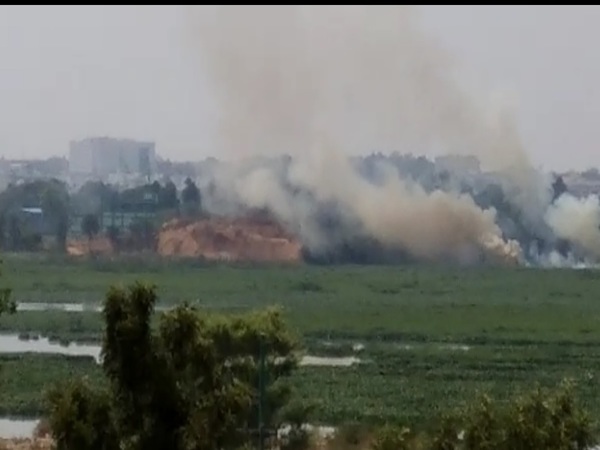 Thick cloud of toxic fumes around Bellandur lake