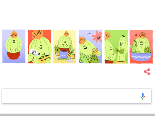 Why did Google doodle showed animated cactus mom Why did Google doodle showed animated cactus mom