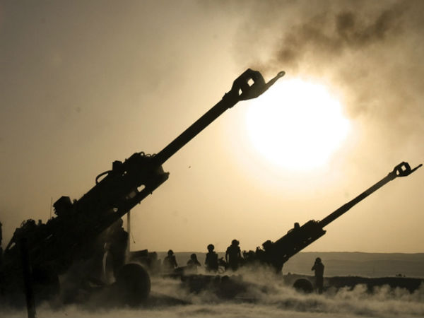 Army's M-777 howitzer damaged during firing in Pokhran Army's M-777 howitzer damaged during firing in Pokhran