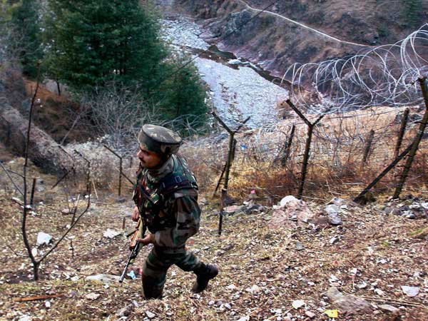 Soldier guarding the border Soldier guarding the border