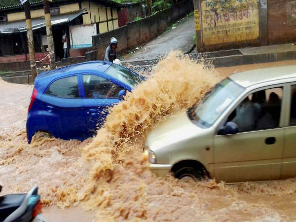 Traffic jam, water logging: