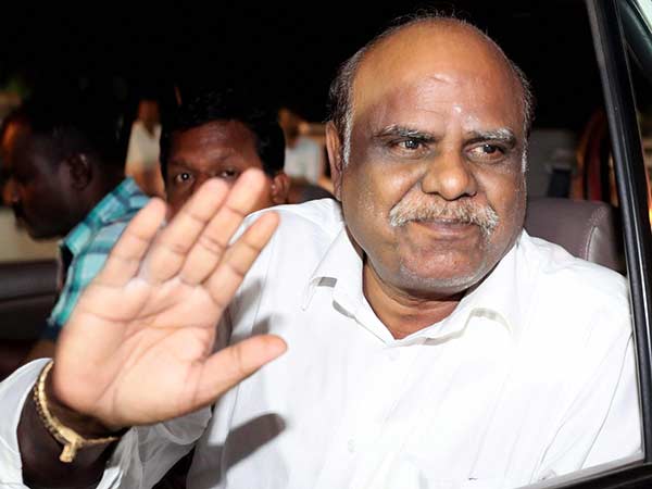 Justice Karnan complains of chest pain, taken to hospital Justice Karnan complains of chest pain, taken to hospital