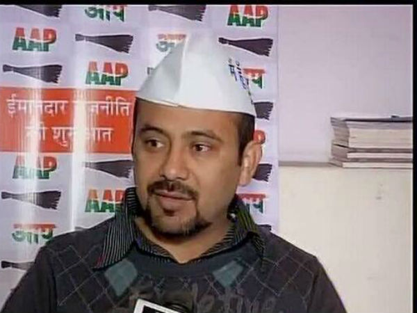 AAP leader Dilip Pandey AAP leader Dilip Pandey