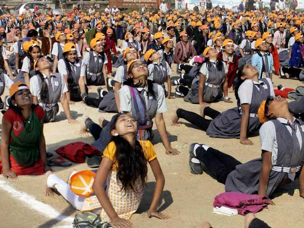 275 people perform 108 Surya Namaskar to create world record in Gujarat 275 people perform 108 Surya Namaskar to create world record in Gujarat