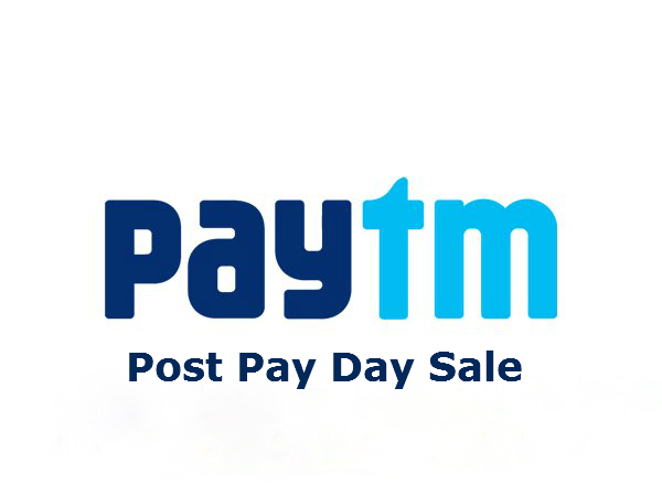 Post-Pay Day Sale! Rs.1000 Cashback* on Bill Payments, Travel, Fashion & More Post-Pay Day Sale! Rs.1000 Cashback* on Bill Payments, Travel, Fashion & More