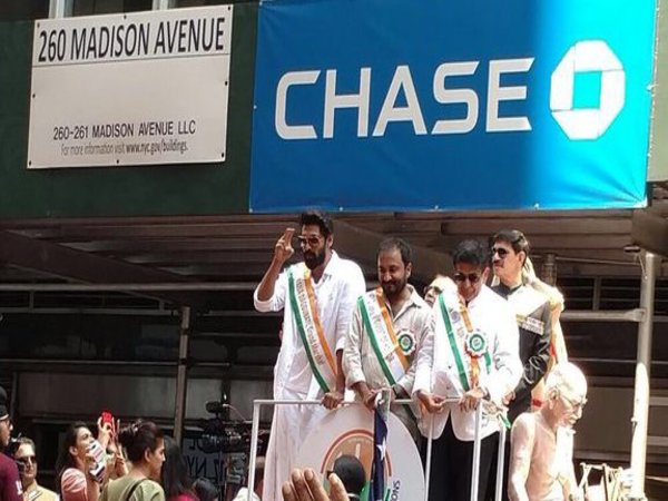 Rana Daggubati, the Grand Marshal of the parade