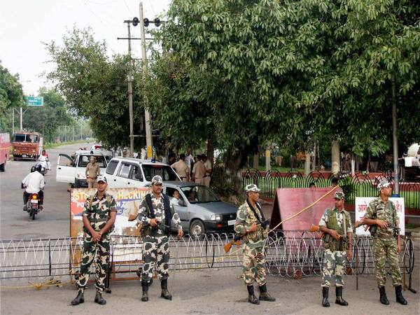 Unprecedented security in Chandigarh
