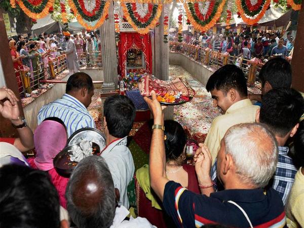 File photo of Kheer Bhawani temple in Ganderbal, Kashmir File photo of Kheer Bhawani temple in Ganderbal, Kashmir