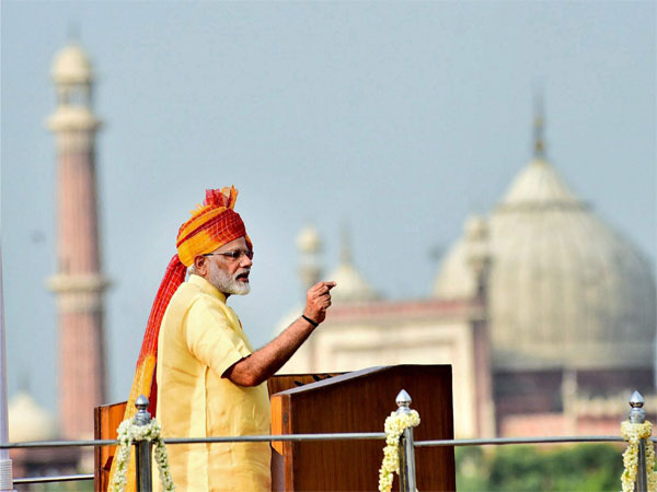 Prime Minister Narendra Modi addressing the nation from the ramparts of the historic Red Fort on the occasion of the 71st Independence Day, in New Delhi Prime Minister Narendra Modi addressing the nation from the ramparts of the historic Red Fort on the occasion of the 71st Independence Day, in New Delhi