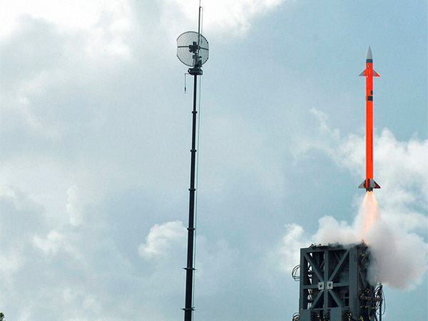A Medium Range Surface-to-Air Missile (MRSAM) being successfully test-fired from the Integrated Test Range off Odisha coast A Medium Range Surface-to-Air Missile (MRSAM) being successfully test-fired from the Integrated Test Range off Odisha coast