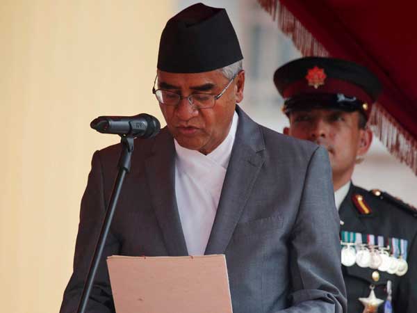 Nepal PM Sher Bahadur Deuba. PTI file photo Nepal PM Sher Bahadur Deuba. PTI file photo