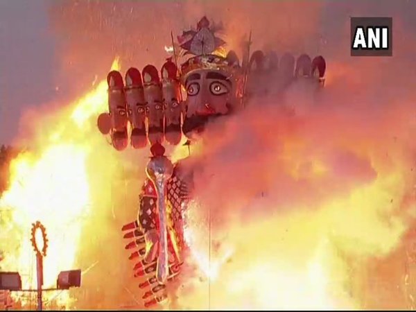 Burning of effigies mark triumph of good over evil