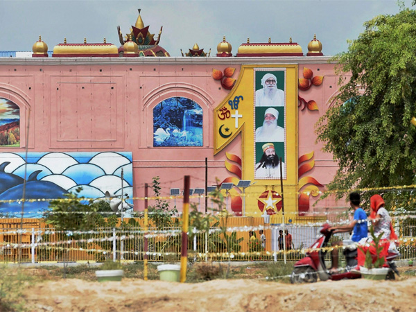 A view of the Dera Sacha Sauda headquarters in Sirsa on Tuesday, a day after its chief Gurmeet Ram Rahim Singh was sentenced 10 years in jail in each of the two rape cases against him. PTI Photo A view of the Dera Sacha Sauda headquarters in Sirsa on Tuesday, a day after its chief Gurmeet Ram Rahim Singh was sentenced 10 years in jail in each of the two rape cases against him. PTI Photo