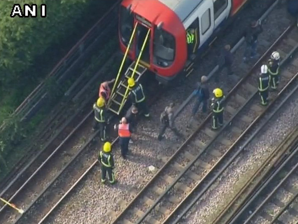 Explosion in London underground train, rescue ops underway. Courtesy: ANI news Explosion in London underground train, rescue ops underway. Courtesy: ANI news