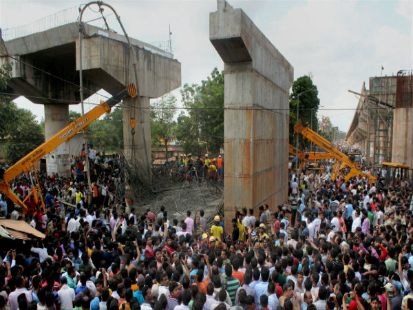 Bhubaneswar flyover collapse Bhubaneswar flyover collapse
