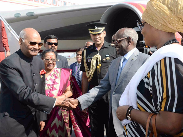 Djibouti PM welocmes President Kovind