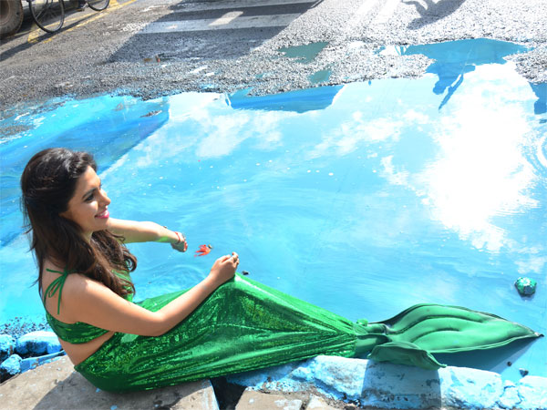 Potholes, roads, blue and green