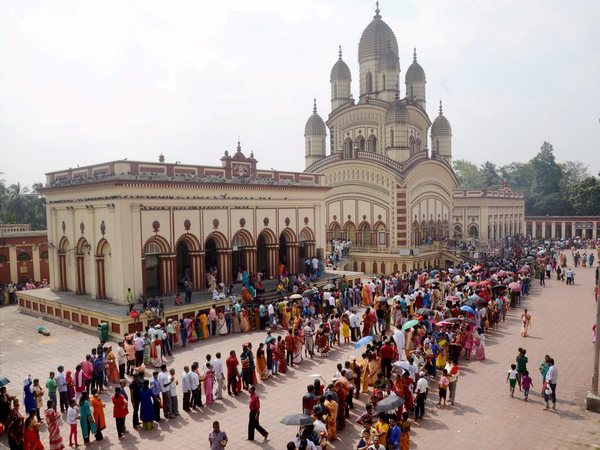 World famous Dakshineswar Kali Temple, at Dakshineswar, Kolkata