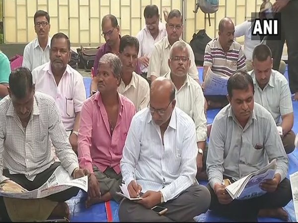 Striking MSRTC employees