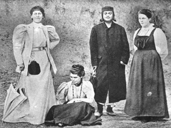 Sister Nivedita with Swami Vivekananda
