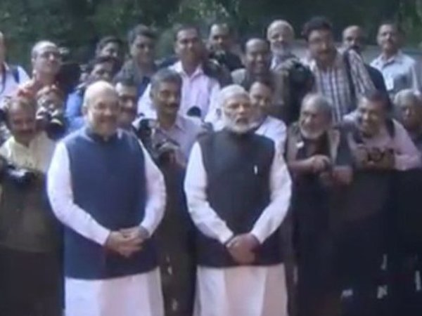 Group photo with media persons