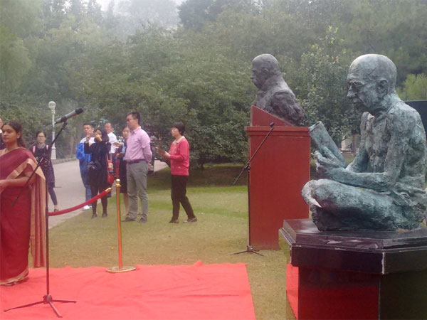 Indian Embassy in China commemorates Gandhi's 148 birth anniversary File photo Indian Embassy in China commemorates Gandhi's 148 birth anniversary File photo