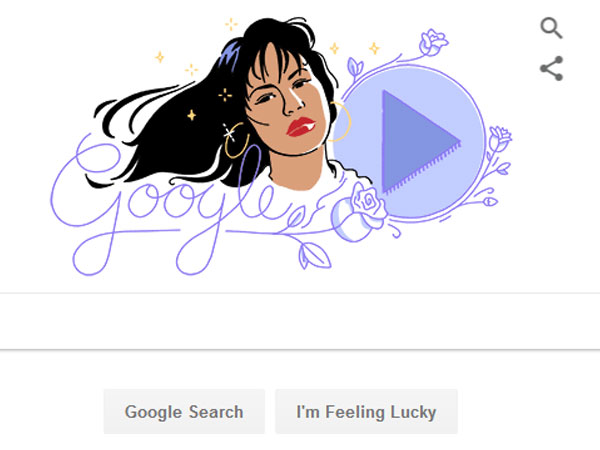 Google Doodle celebrates 'Queen of Tejano music'- Selena Quintanilla Google Doodle celebrates 'Queen of Tejano music'- Selena Quintanilla