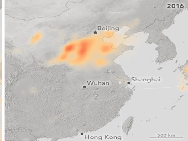 2016: Sulfur dioxide levels in China